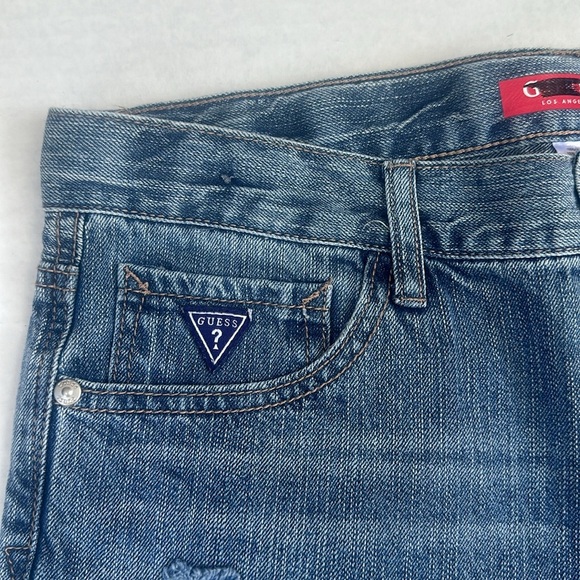 New GUESS BOYS DESTROYED SHORT SZ 16 - Picture 2 of 5